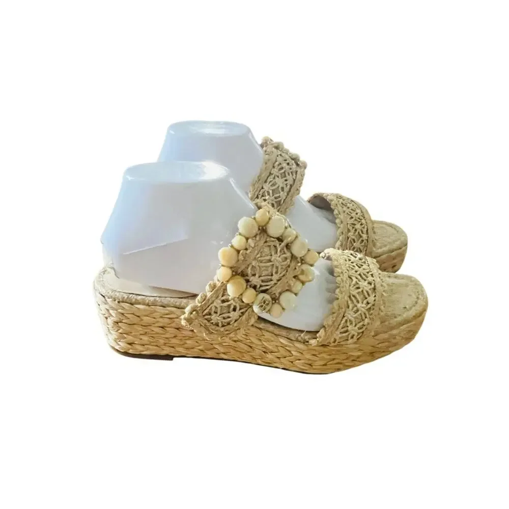 Sam Edelman Women's Cadance Wedge Sandals Size 10